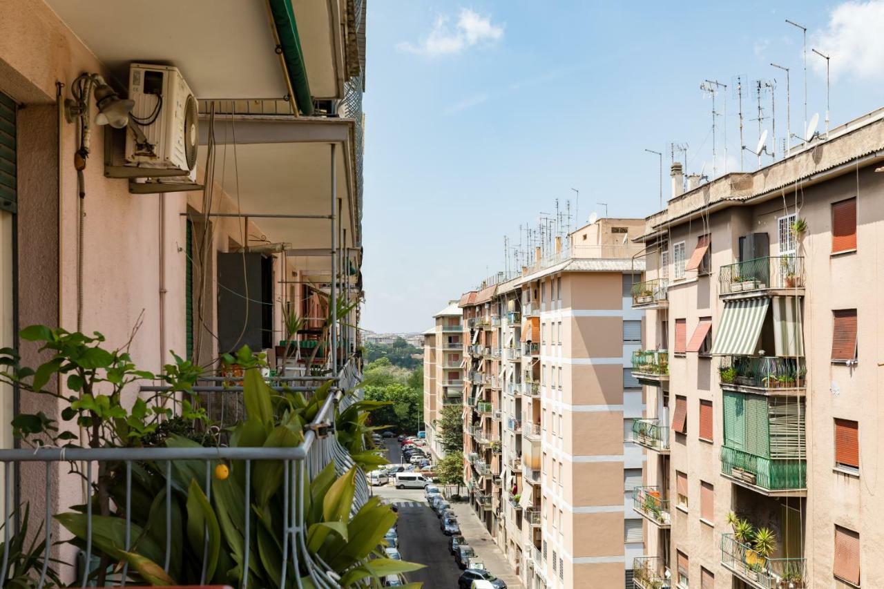 Hortis Apartment, 5 Persone, 2 Camere, Balcone, Metro C E Tram Per Il Centro ローマ エクステリア 写真